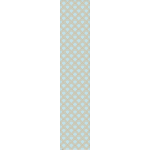Ambiance - sticker papier peint pr�encoll� scandinave art d�co aquamarine arches h300 x l60 cm
