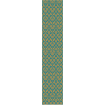 Ambiance - sticker papier peint pr�encoll� scandinave art d�co bleu canard h300 x l60 cm