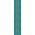 Ambiance - sticker papier peint pr�encoll� scandinave bleu canard losanges h300 x l60 cm
