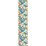 Ambiance - sticker papier peint pr�encoll� tropical feuilles de palmier exotiques h300 x l60 cm