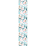 Ambiance - sticker papier peint pr�encoll� tropical feuilles de palmiers et oiseaux h300 x l60 cm