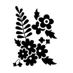 Ambiance - sticker sticker pour pc varits de fleurs