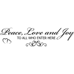 Ambiance - sticker sticker peace, love and joy?