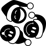 Ambiance - sticker sticker p�re no�l smileys