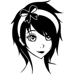Ambiance - sticker sticker personnage manga avec une bandeau