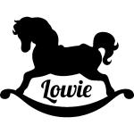 Ambiance - sticker sticker personnalisable cheval de bois