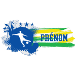 Ambiance - sticker sticker personnalis� pr�nom footballeur br�silien