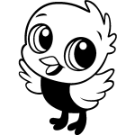 Ambiance - sticker sticker petit oiseau volant