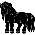 Ambiance - sticker stickers petit poney