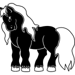 Ambiance - sticker sticker petit poney b