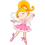 Ambiance - sticker sticker petite f�e danseuse de ballerine