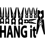 Ambiance - sticker sticker pinces � linge