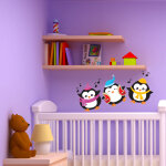 Ambiance - sticker stickers pingouins joyeux