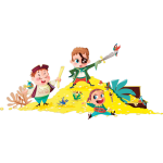 Ambiance - sticker sticker pirates sur l'ile aux tr�sors