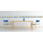 Ambiance - sticker sticker plage, mer et coquillages en frise