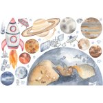 Ambiance - sticker stickers plan�te terre dans l'espace