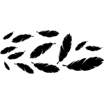 Ambiance - sticker sticker plumes volantes