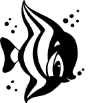 Ambiance - sticker sticker poisson aux grands yeux