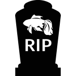 Ambiance - sticker sticker poisson rouge rip
