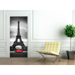 Ambiance - sticker sticker porte 204 x 83 cm - tour eiffel