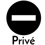 Ambiance - sticker sticker porte priv�