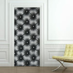 Ambiance - sticker sticker porte capitonn�e chesterfield
