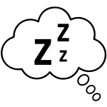 Ambiance - sticker sticker porte chambre zzz