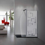 Ambiance - sticker sticker porte de douche l?art abstrait