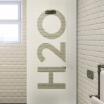 Ambiance - sticker sticker porte de douche h2o