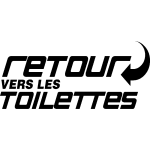 Ambiance - sticker sticker porte retour vers les toilettes