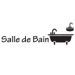 Ambiance - sticker sticker porte salle de bain 3