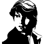 Ambiance - sticker sticker portrait tom cruise