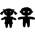 Ambiance - sticker sticker poup�es africaines