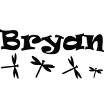 Ambiance - sticker sticker pr�nom perso libellules