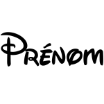 Ambiance - sticker sticker pr�nom personnalisable calligraphie chic