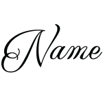 Ambiance - sticker sticker pr�nom personnalisable calligraphie fantaisie