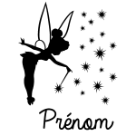 Ambiance - sticker sticker pr�nom personnalisable f�e la reine des �toiles