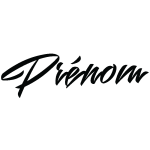Ambiance - sticker sticker pr�nom personnalis� calligraphie modern
