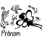 Ambiance - sticker sticker pr�nom personnalis� f�e naturelle