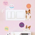 Ambiance - sticker stickers prises chien et chats