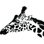Ambiance - sticker sticker profil de girafe