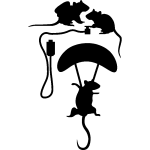 Ambiance - sticker sticker rats en mission