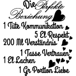 Ambiance - sticker sticker recette amour die perfekte beriehung