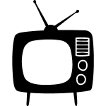 Ambiance - sticker sticker retro tv