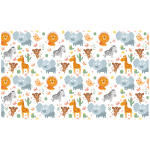 Ambiance - sticker rev�tement adh�sif rouleau enfant animaux exotiques h60 x l100 cm