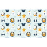 Ambiance - sticker rev�tement adh�sif rouleau enfant animaux safari pastel h60 x l100 cm