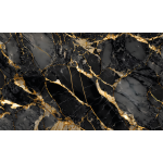 Ambiance - sticker rev�tement adh�sif rouleau sol anti - d�rapant effet marbre noir et or h60 x l100 ...