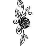 Ambiance - sticker sticker rose ang�lique