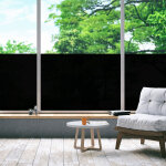 Ambiance - sticker rouleau adh�sif occultant noir pour fen�tre au m�tre