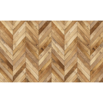 Ambiance - sticker rouleau adh�sif sol anti - d�rapant chevrons bois mixte h60 x l100 cm